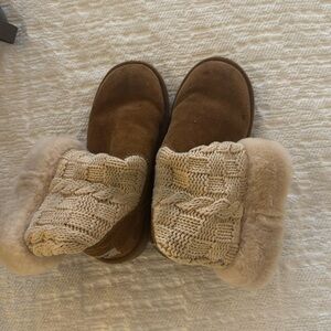 Cutest uggs with sweater detail